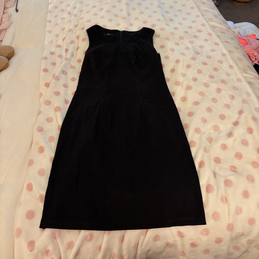 Sleeveless Black Dress - Classic Women's Dress